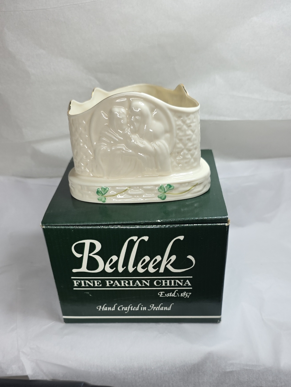 Belleek Nativity Tea Light Holder 9th Mark